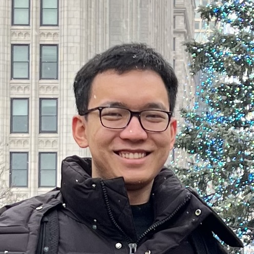 2023 Winter, Yiming at Millennial Park, Chicago